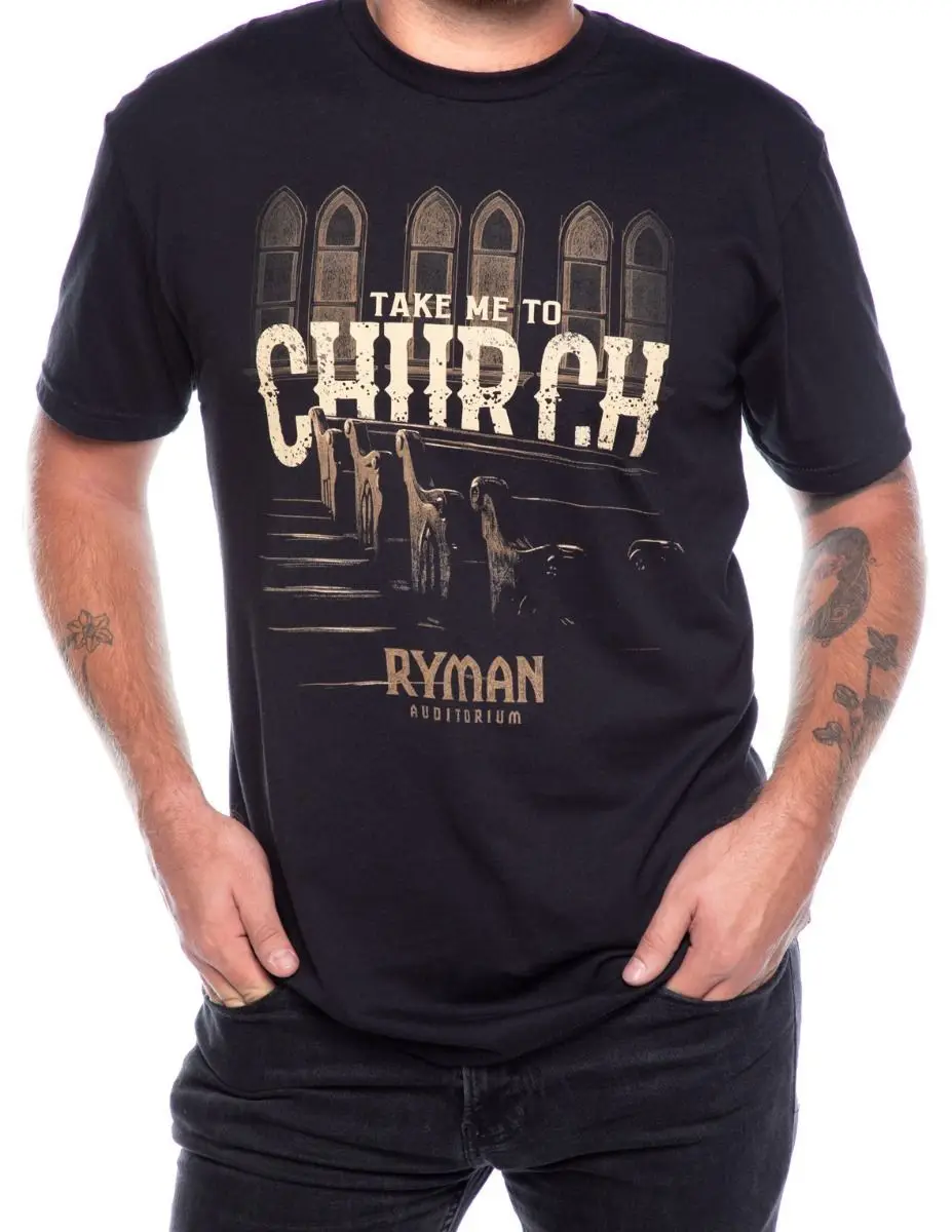 Ryman Unisex Take Me To Church T-Shirt - Image 3