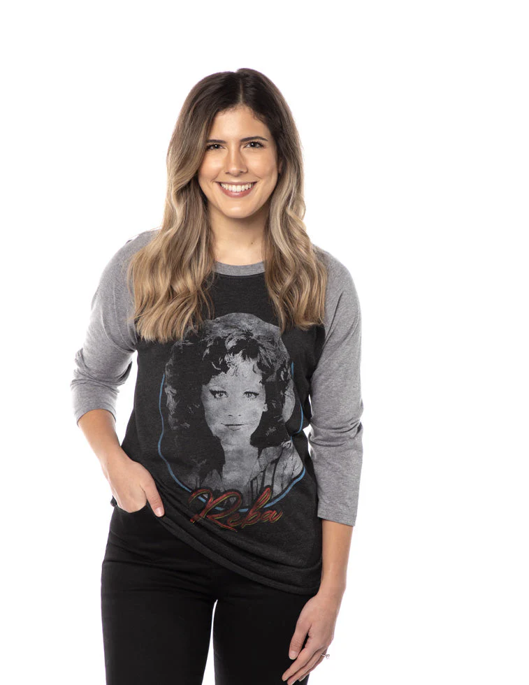 Reba McEntire Retro Raglan - Image 3
