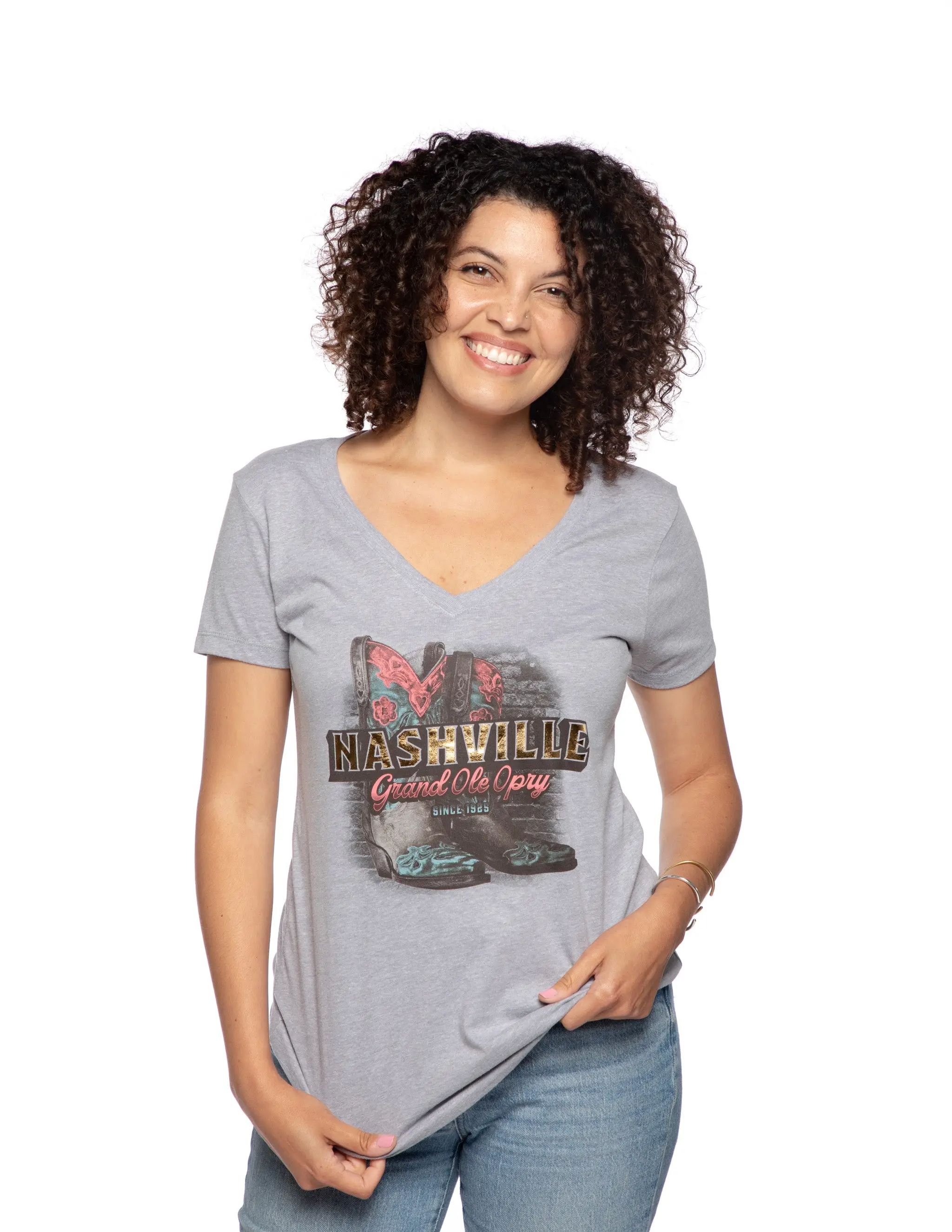 Opry Women's Two Boots T-Shirt - Image 2