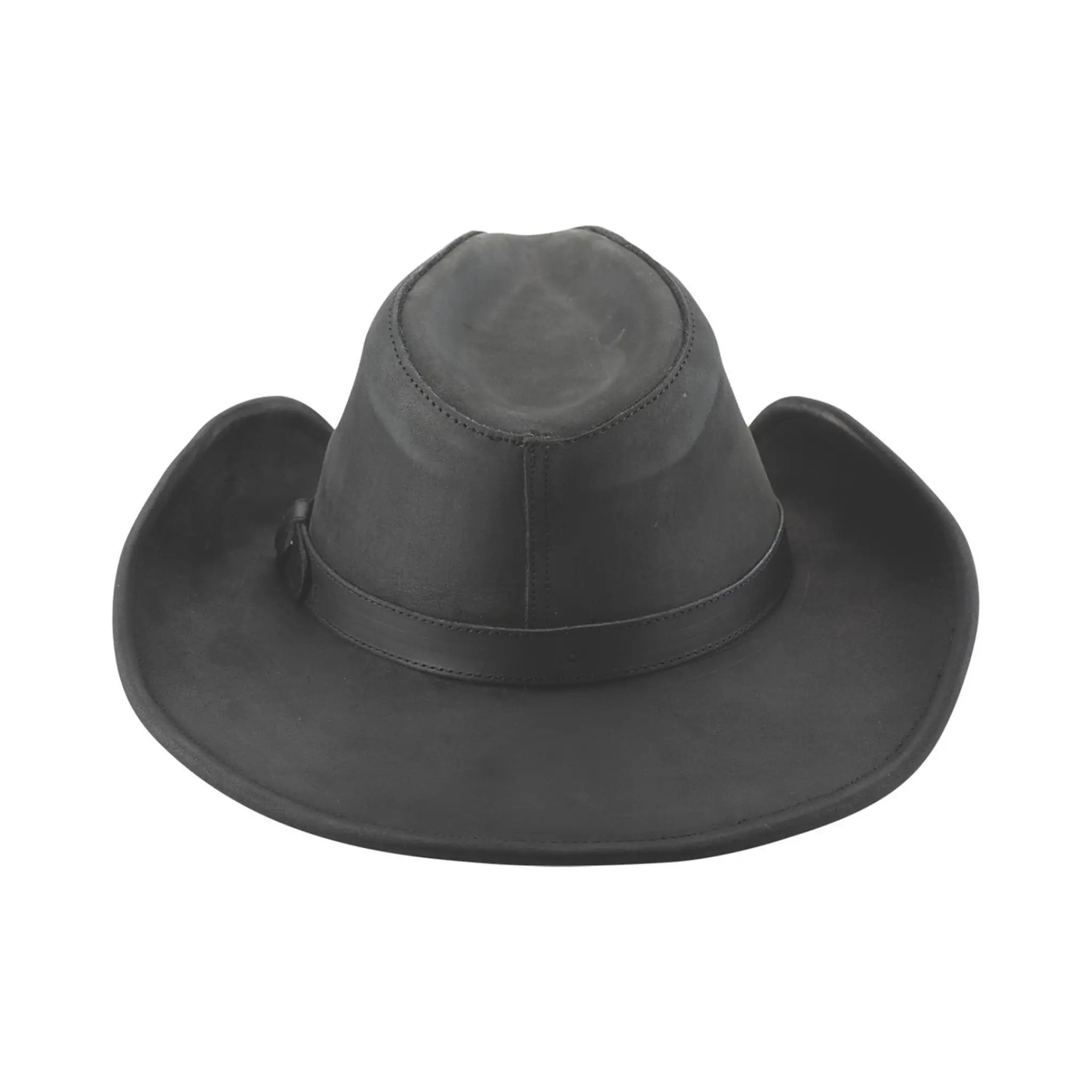 Right Now Leather Cowboy Hat - Image 3