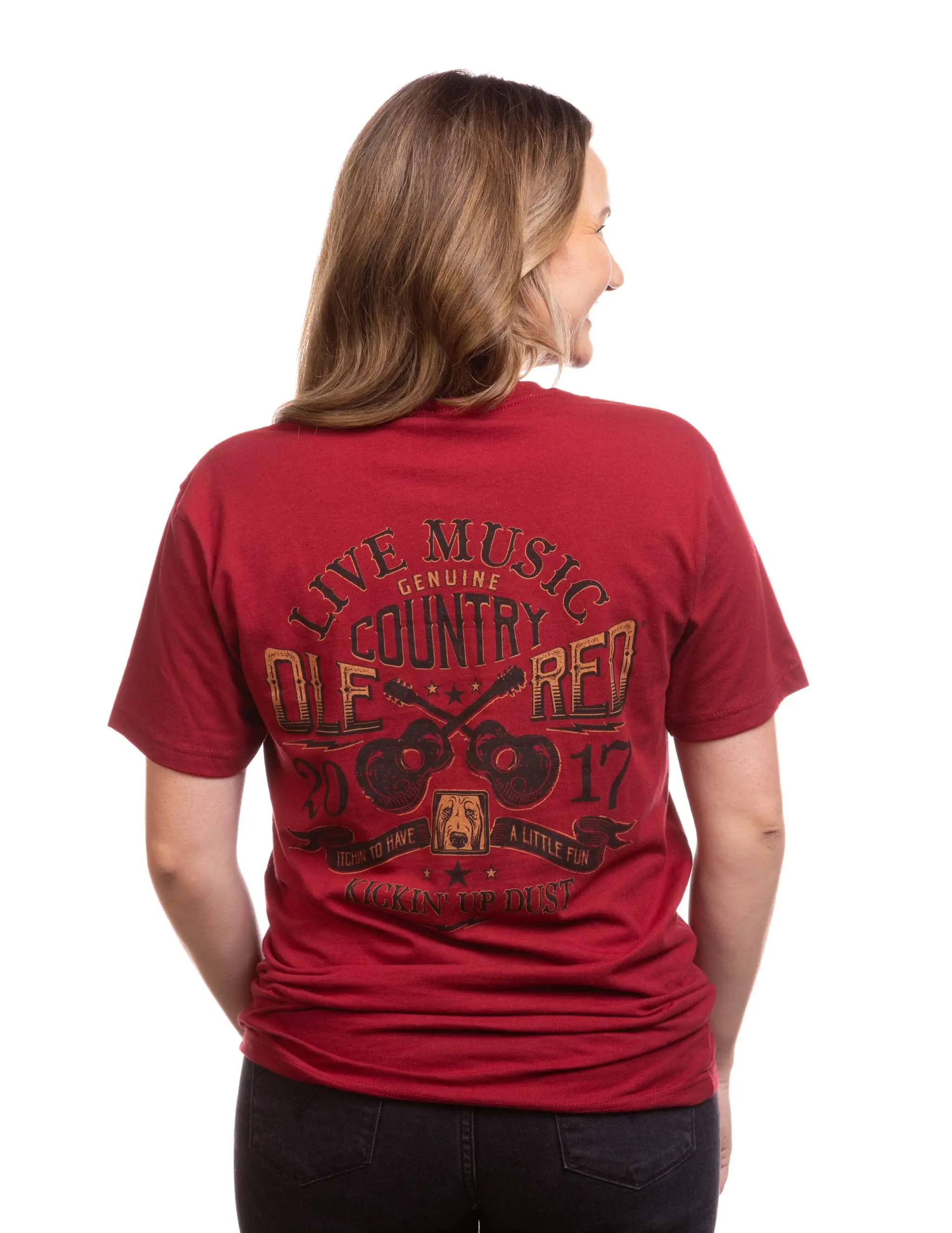Ole Red Live Music Guitar Unisex T-Shirt - Image 5