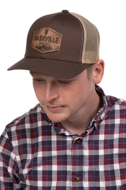 Nashville Leather Patch Cap - Image 2