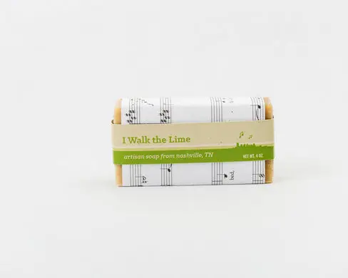 I Walk the Lime Soap Bar