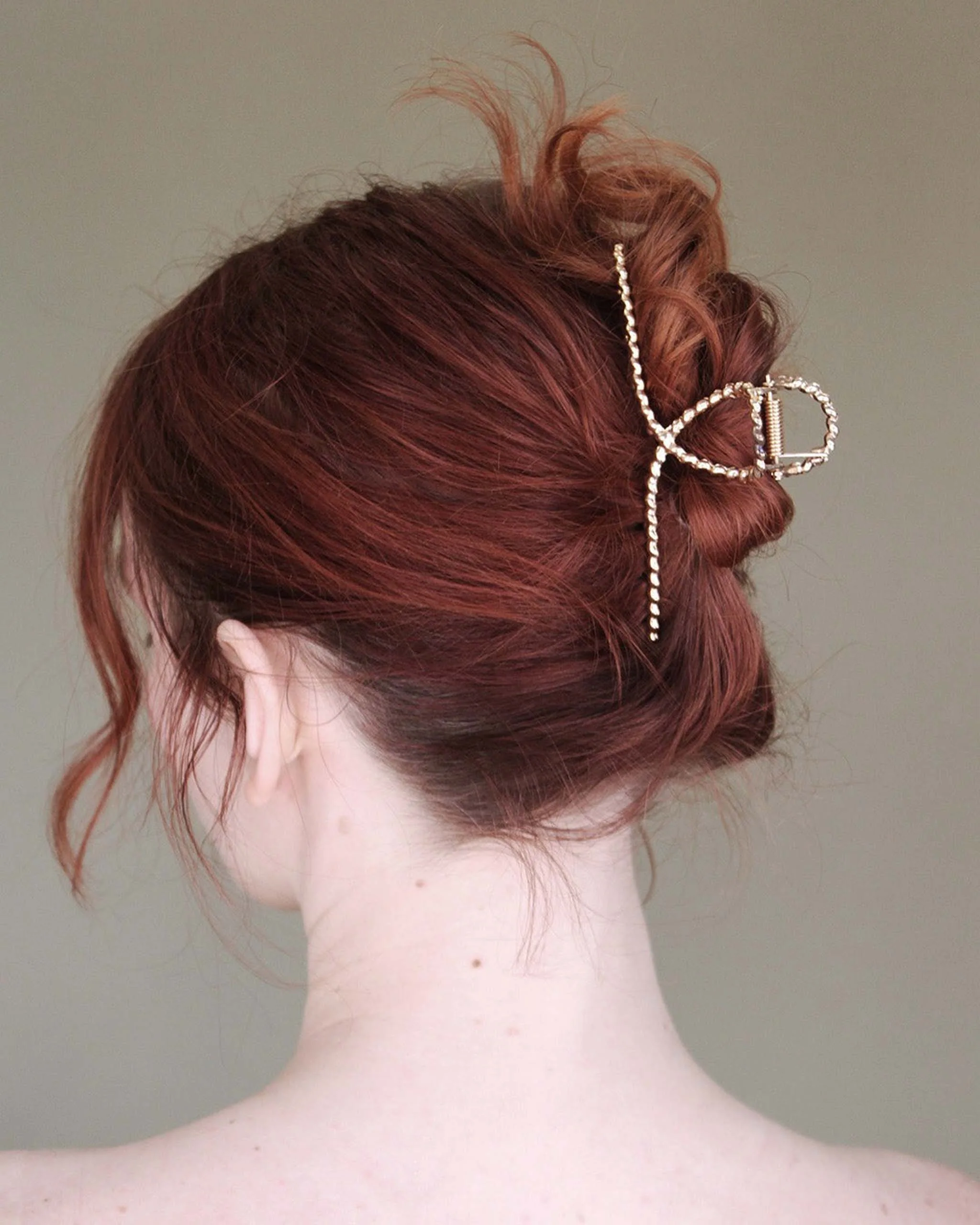 Gold Rope Lasso Claw Clip - Image 3