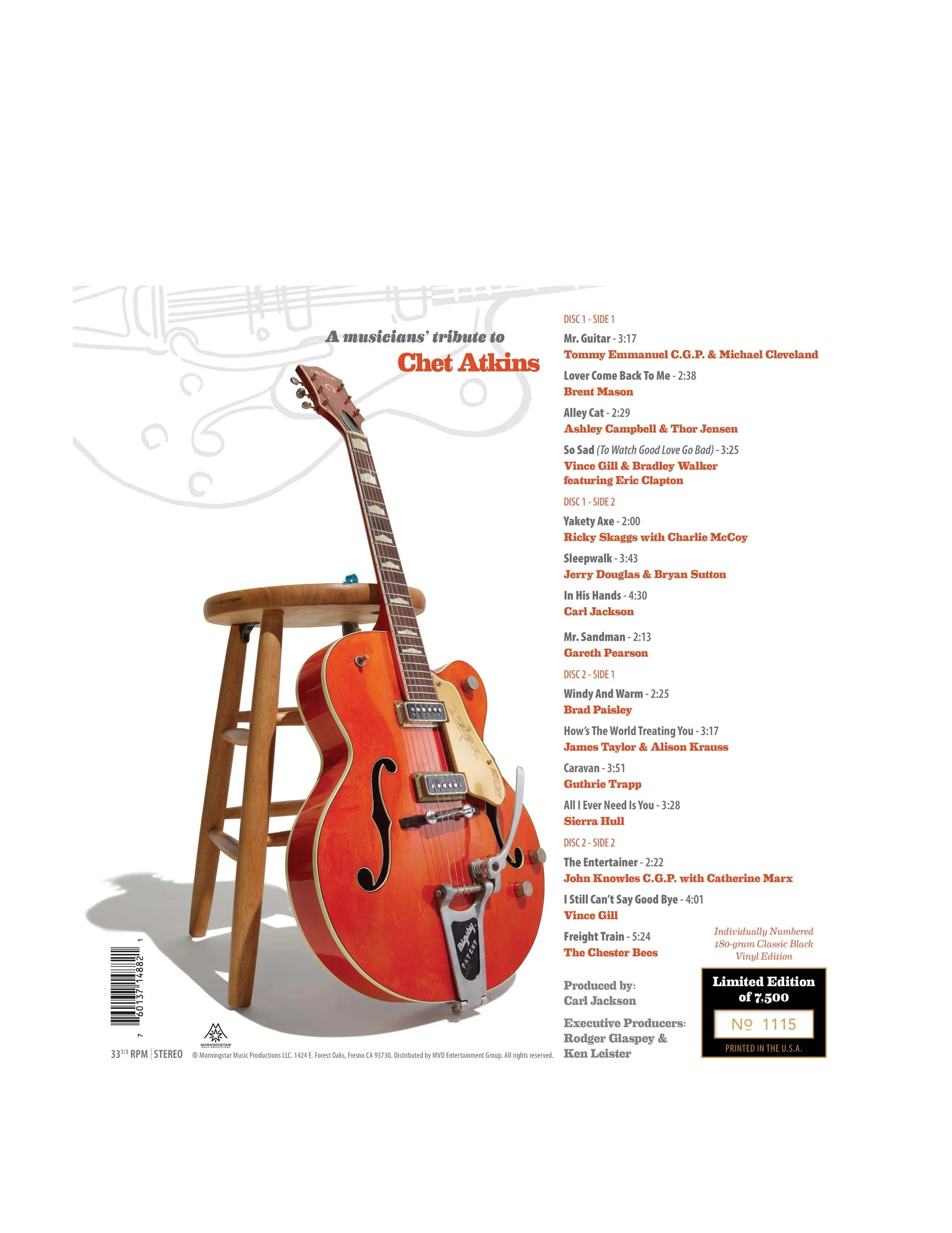 We Still Can?t Say Goodbye ? A Musicians' Tribute to Chet Atkins Limited Edition Black (LP + DVD) - Image 4