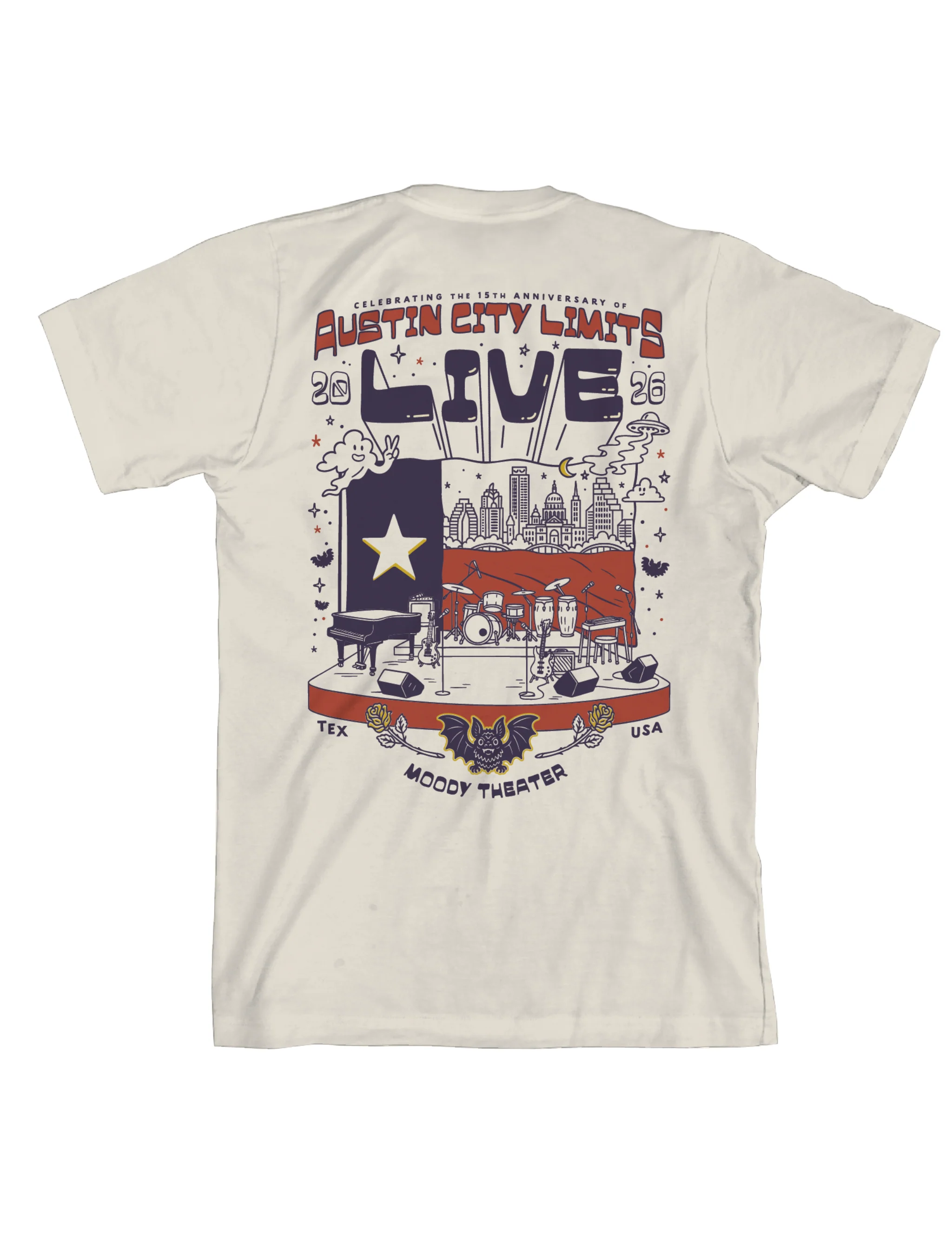 ACL Live 15th Anniversary Stage T-Shirt