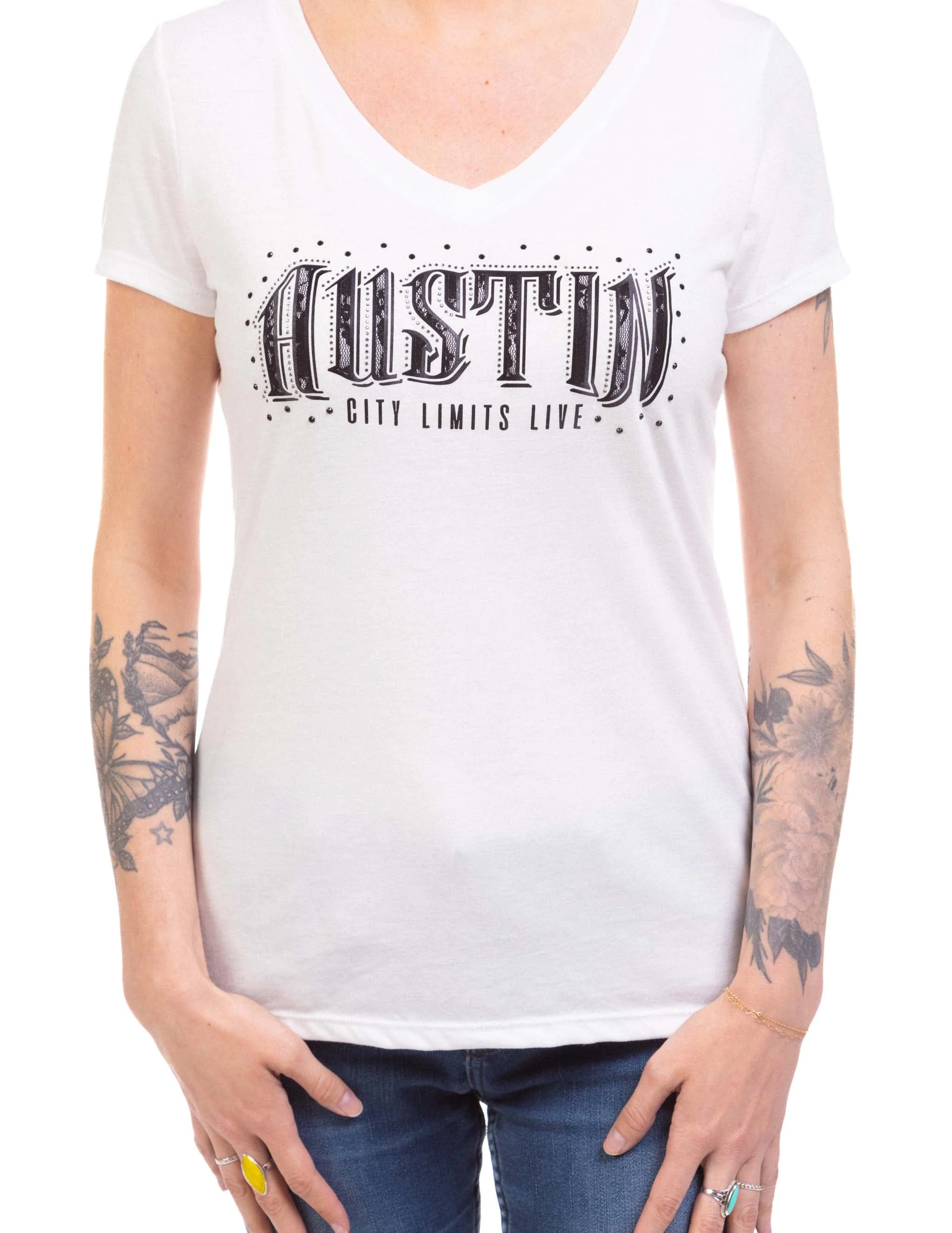 ACL Live Austin Lace Embellished T-Shirt - Image 3