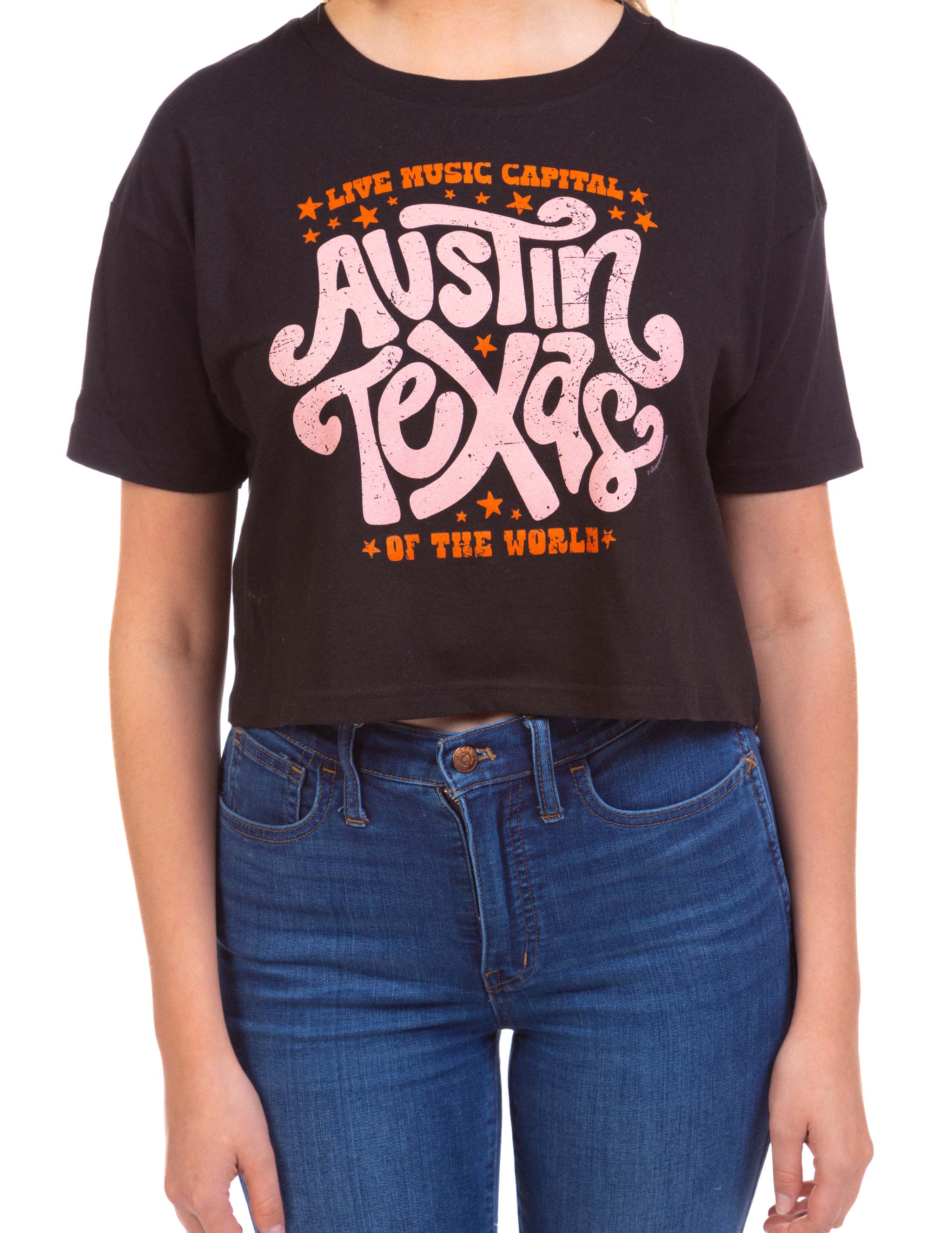 Retro Austin Cropped T-Shirt - Image 4