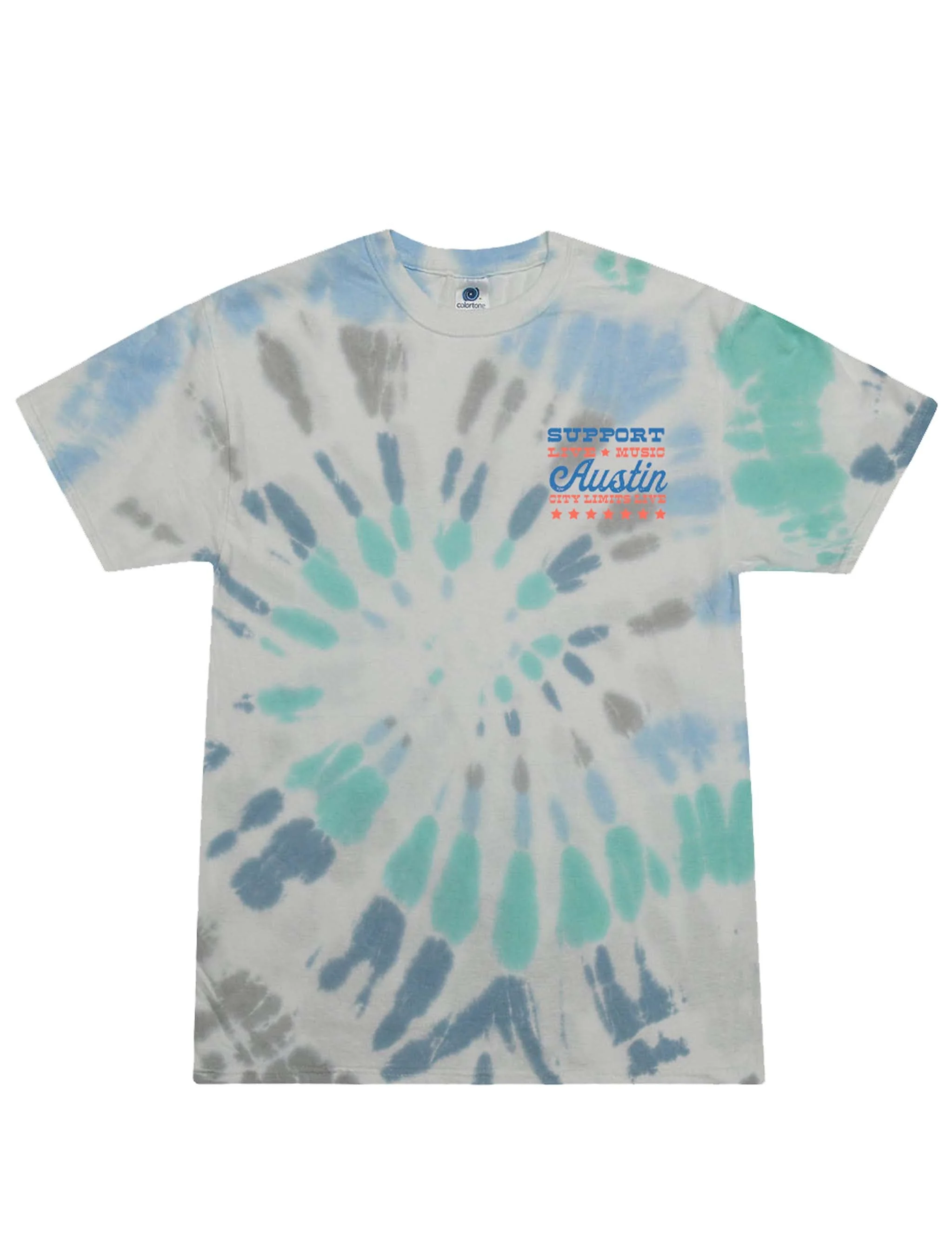 ACL Live Support Live Music Tie Dye T-Shirt - Image 3