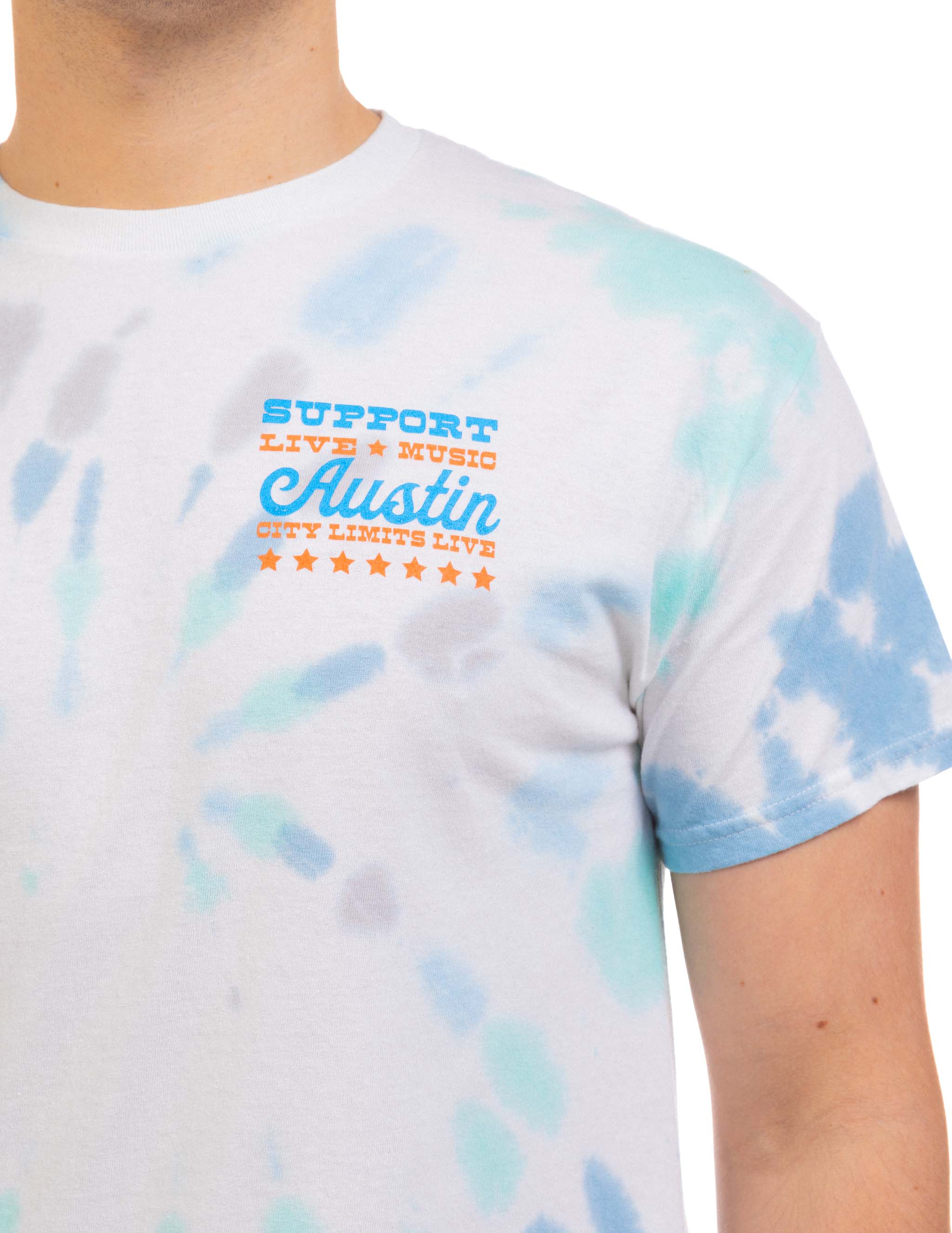 ACL Live Support Live Music Tie Dye T-Shirt - Image 5