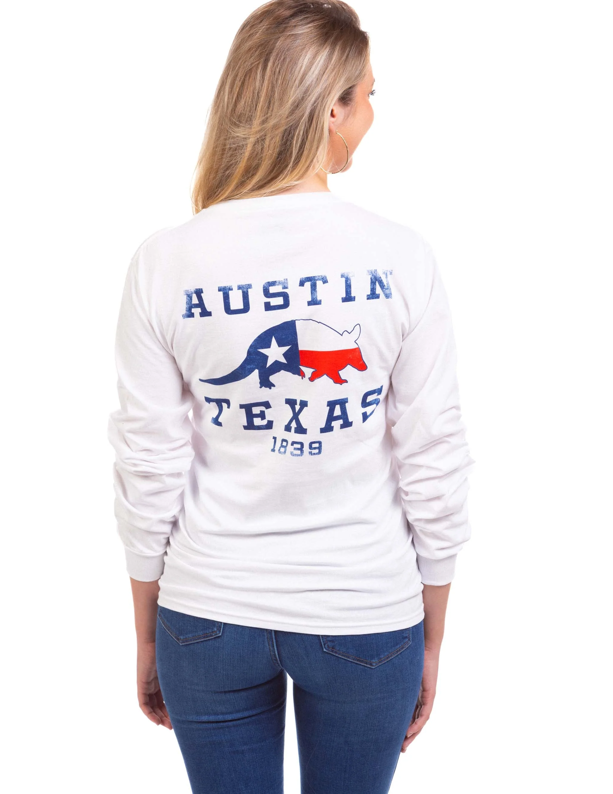 Texas Armadillo Long Sleeve T-Shirt - Image 4