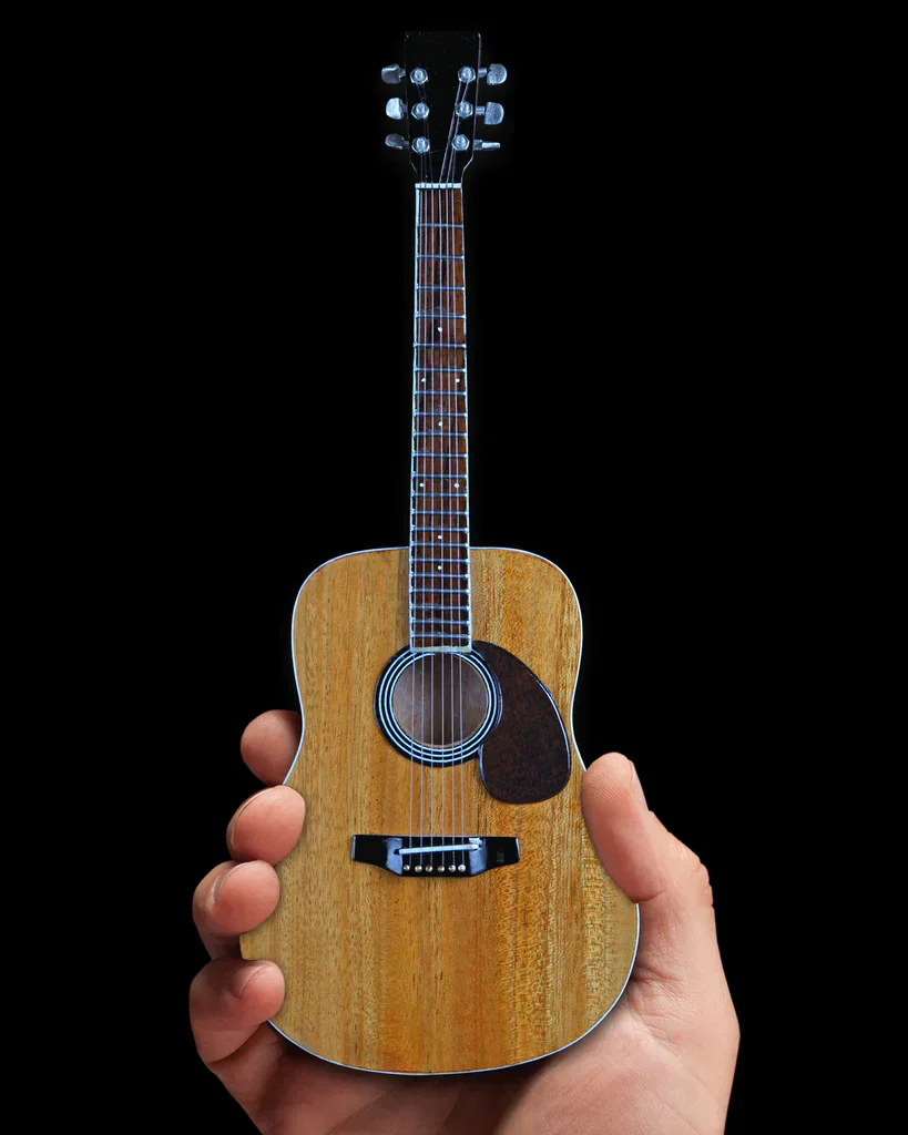 Miniature Dreadnought Acoustic Model Guitar - Image 3