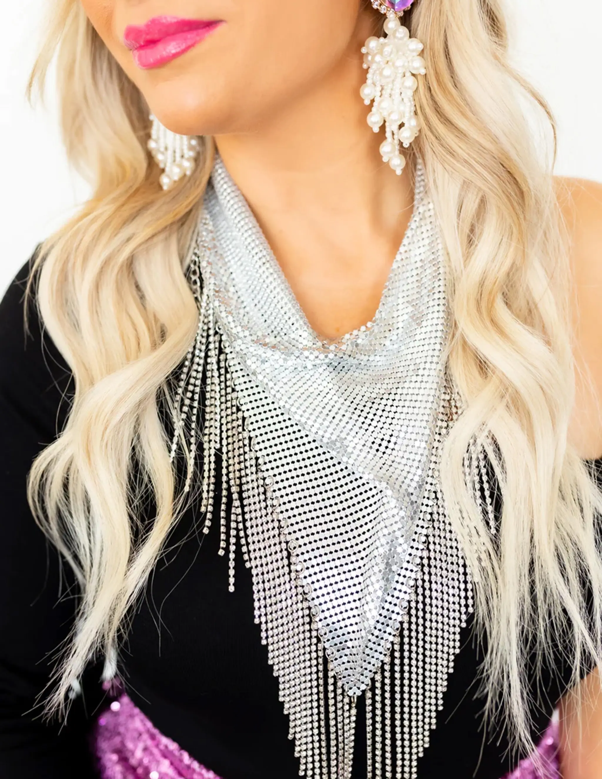 Crystal Bandana Scarf - Image 6