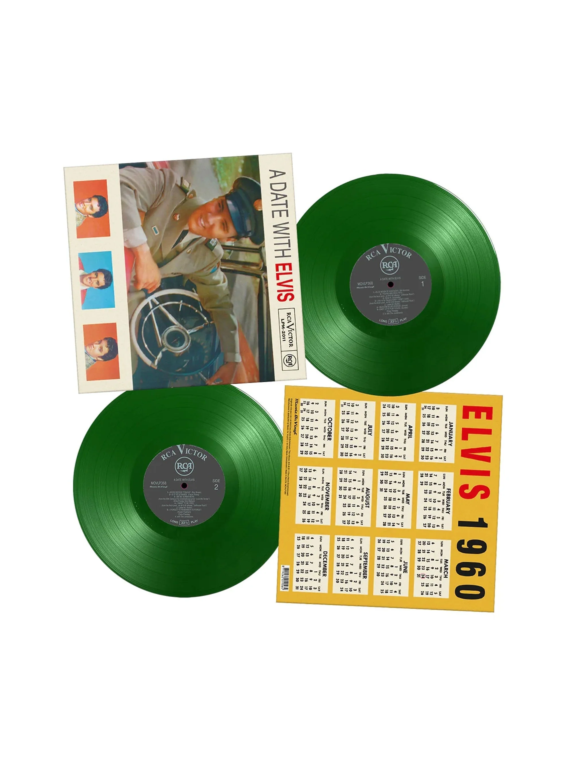 Elvis Presley: A Date With Elvis (Limited Edition Green LP) - Image 2