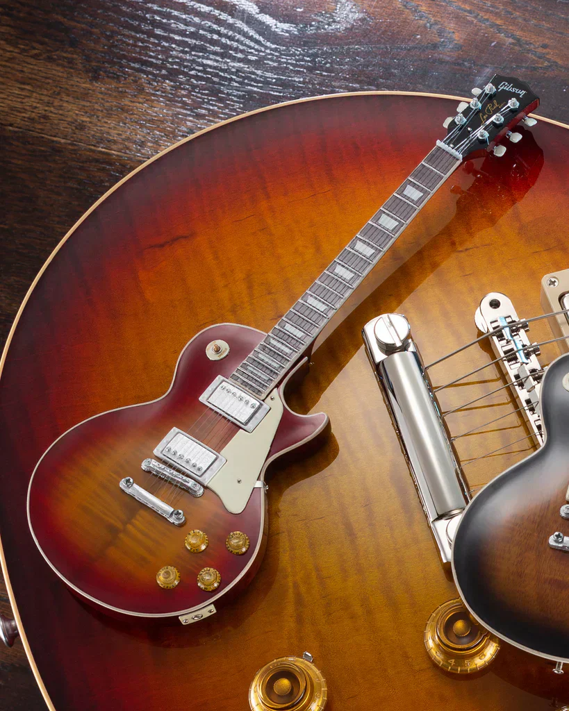 Miniature Gibson 1959 Les Paul Cherry Sunburst Model Guitar - Image 5