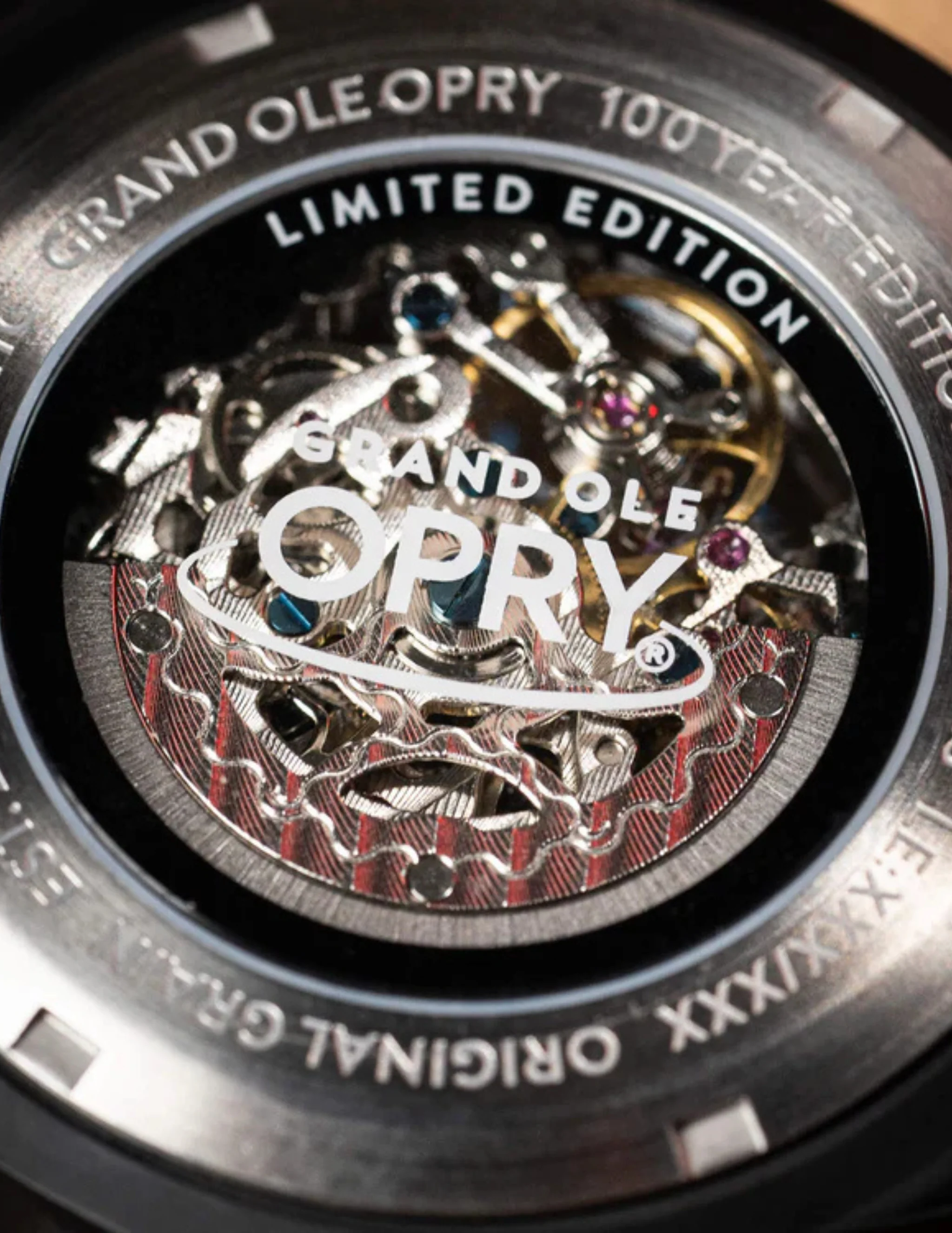 Original Grain Grand Ole Opry Rugged Automatic 45mm Stage Wood Watch - Image 5