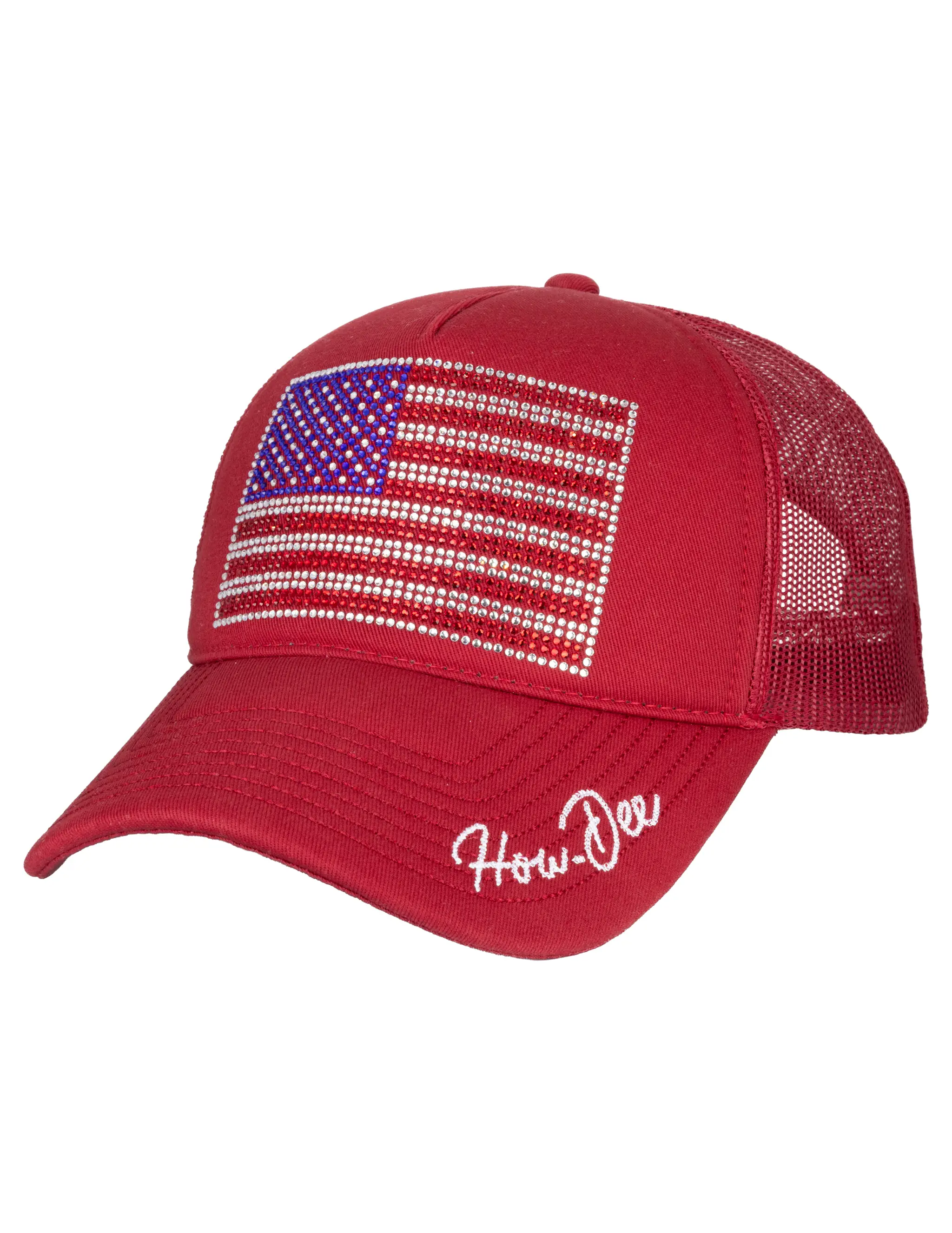 Opry Star Spangled Red Trucker Hat - Image 2