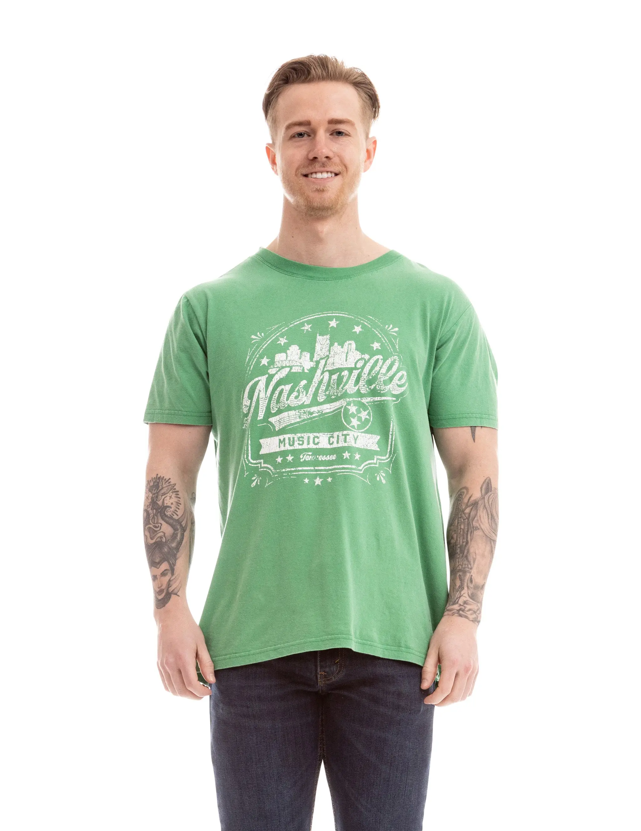 Nashville Skyline Gradient T-Shirt - Image 4