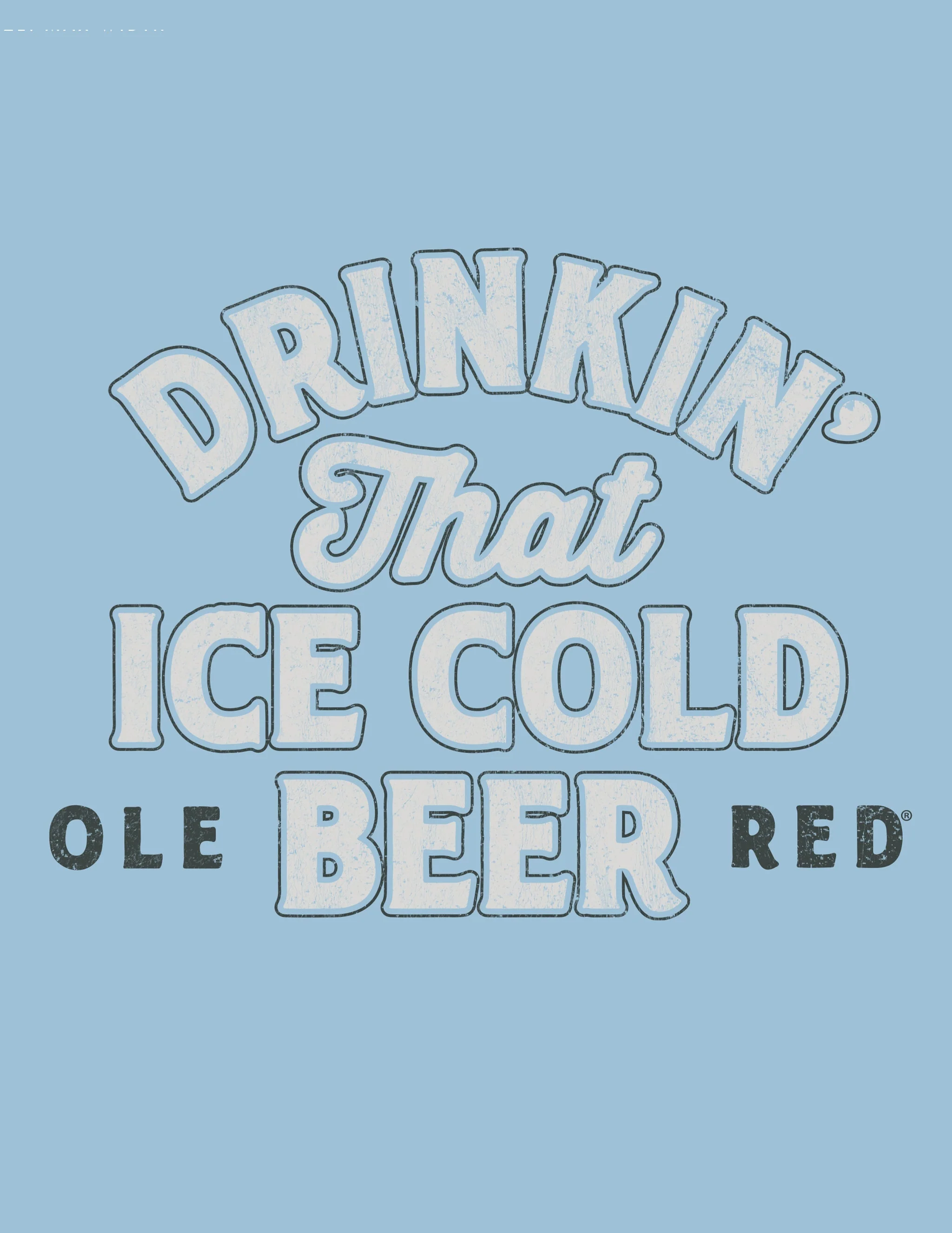 Ole Red Drinkin' That Ice Cold Beer Tank - Image 3
