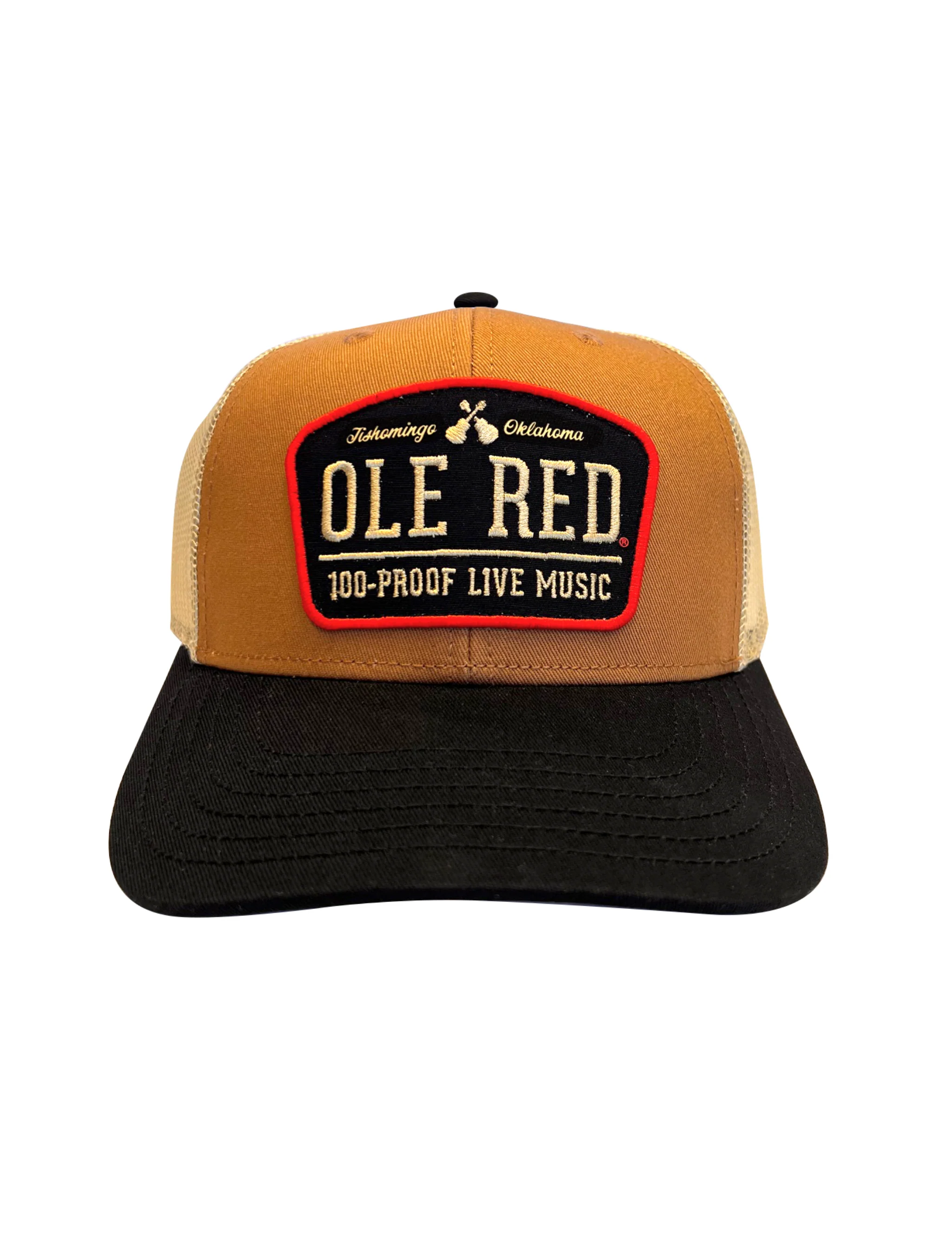 Ole Red Tishomingo 100 Proof Live Music Tri-Color Hat