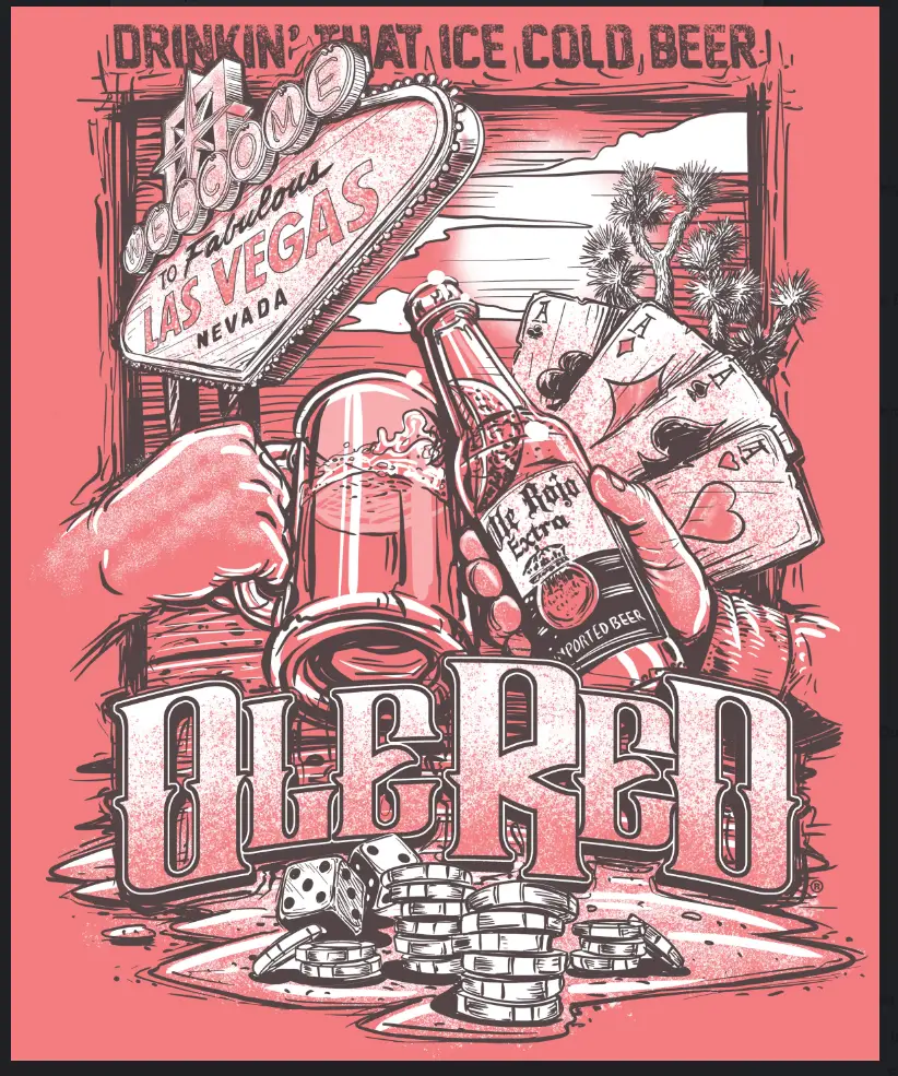 Ole Red Vegas Ice Cold Beer Tank Top - Image 2