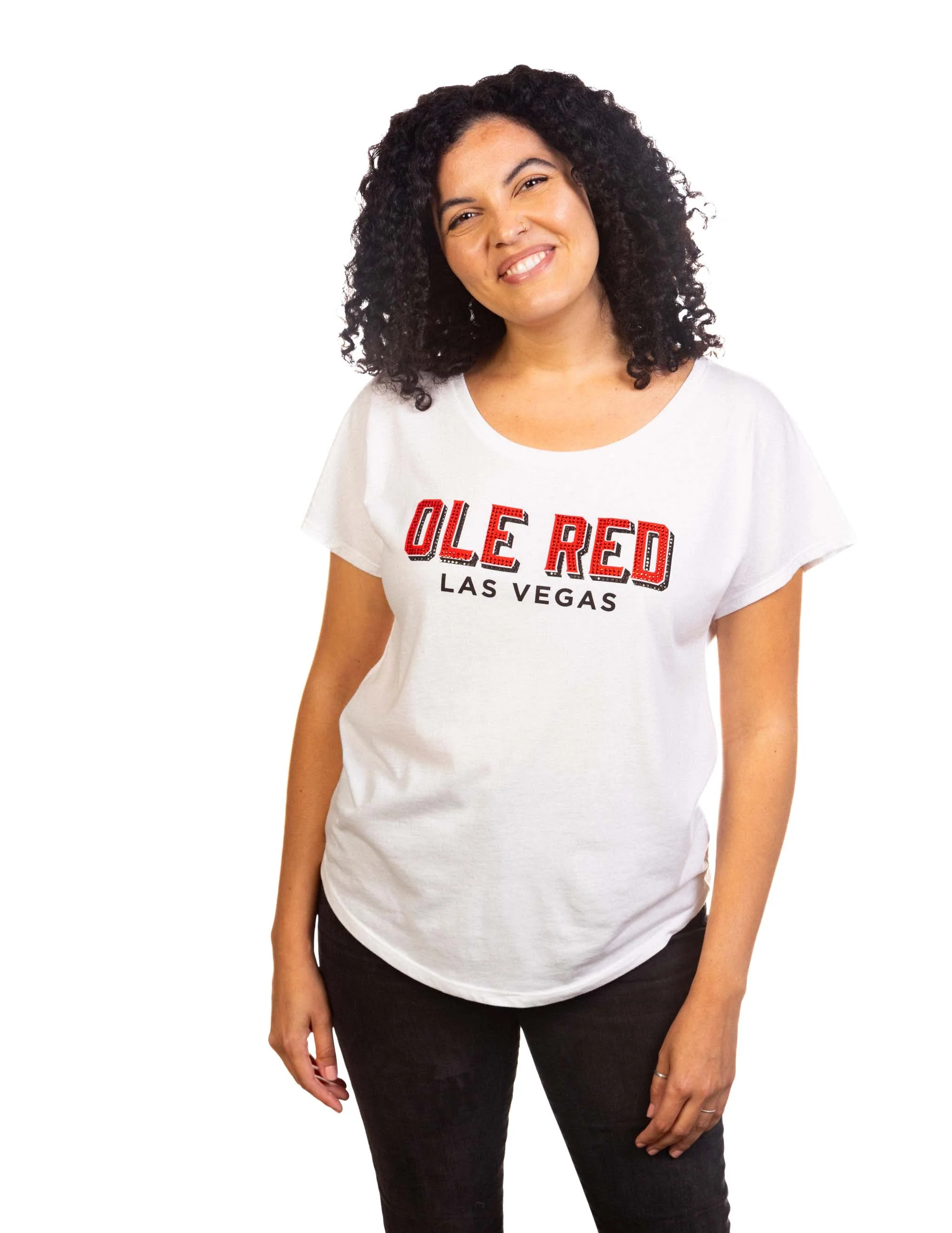 Ole Red Vegas Red Rhinestone Bling T-Shirt - Image 2