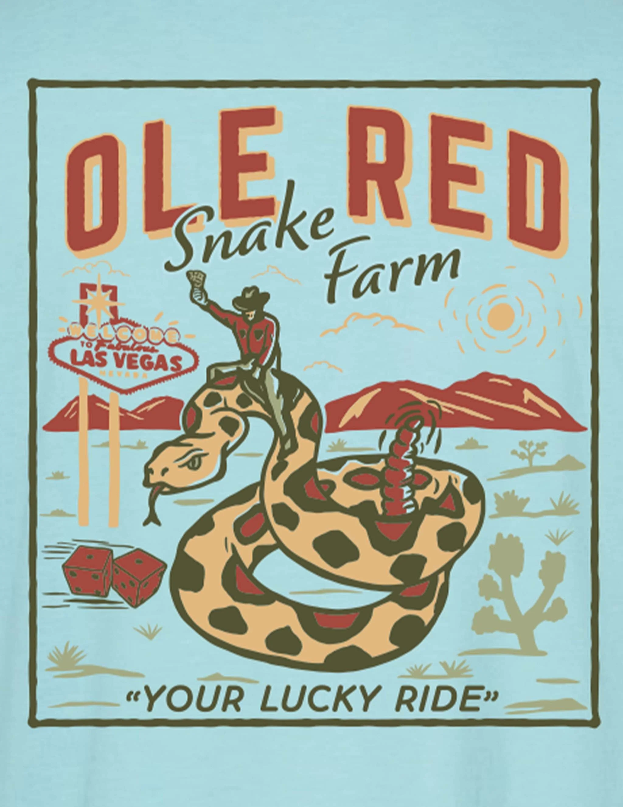 Ole Red Vegas Snake Farm T-Shirt - Image 2