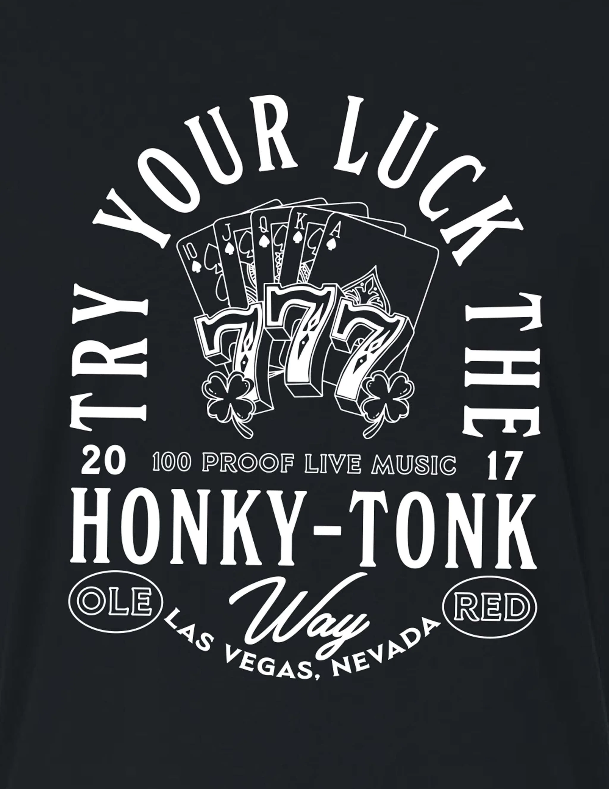 Ole Red Vegas Try Your Luck Boxy T-Shirt - Image 3