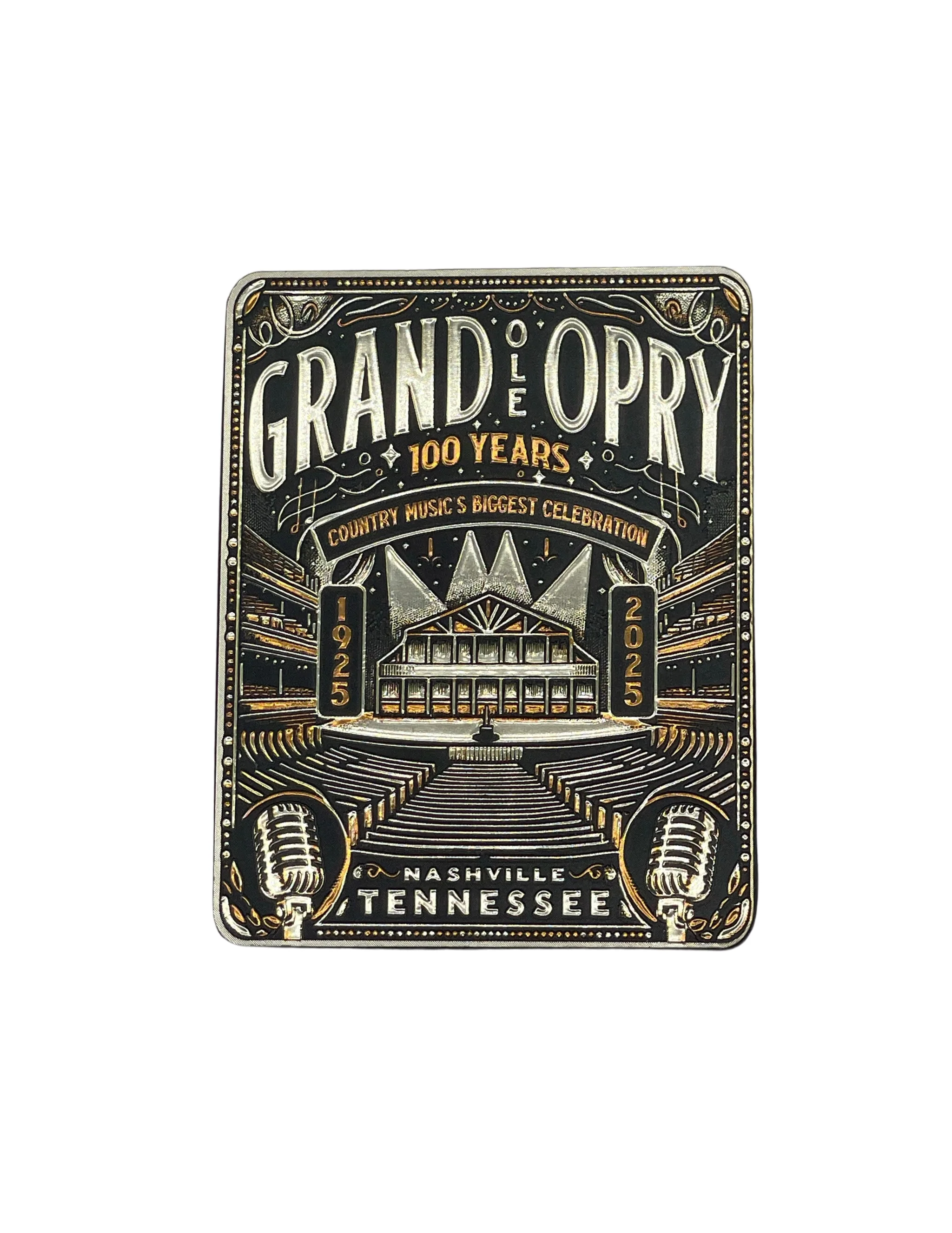 Opry 100 Milestone Foil Magnet