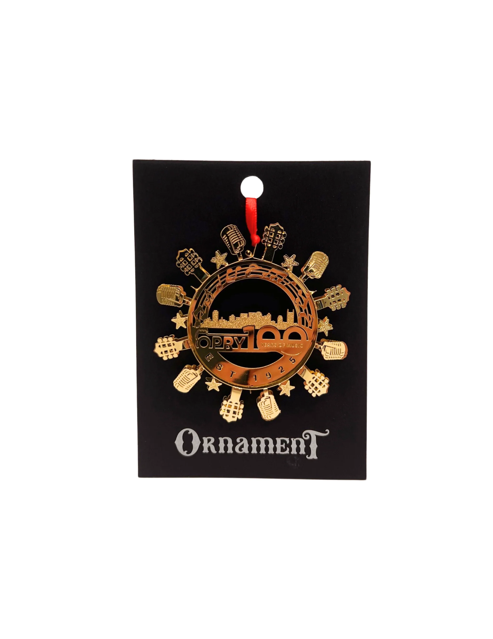 Opry 100 Years of Music Skyline Snowflake Ornament - Image 3