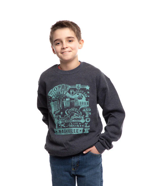 Opry Country Music Youth Sweatshirt - Image 2