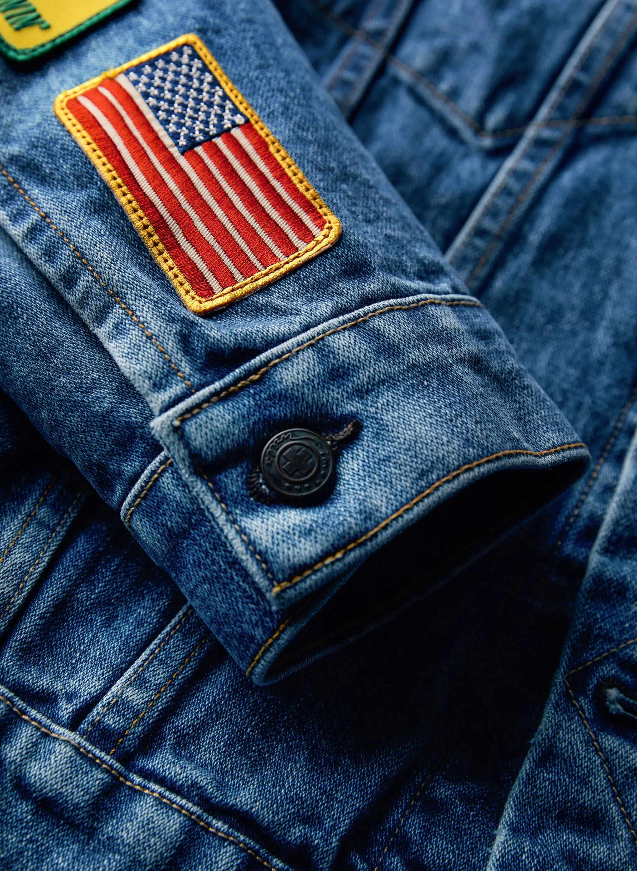 Opry Imogene + Willie Patch Blast Denim Jacket - Image 6