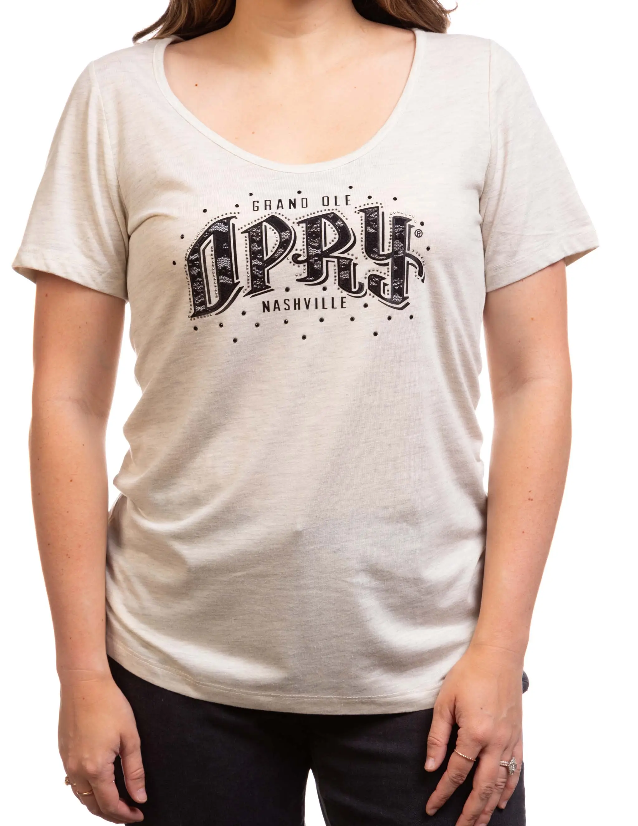 Opry Lace Embellished T-Shirt - Image 2