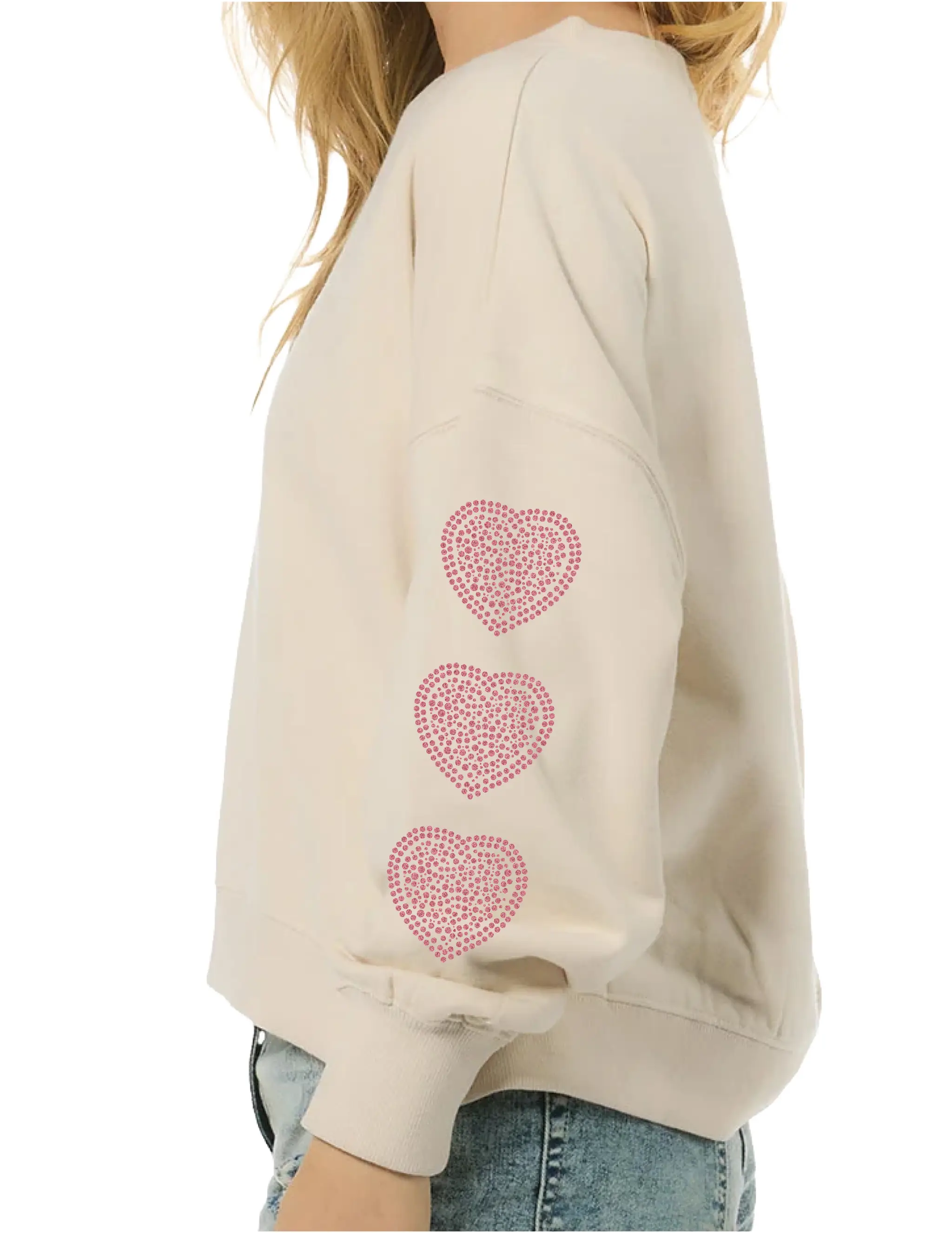Opry x Dolly Parton Heart Sleeve Crew Sweatshirt - Image 2