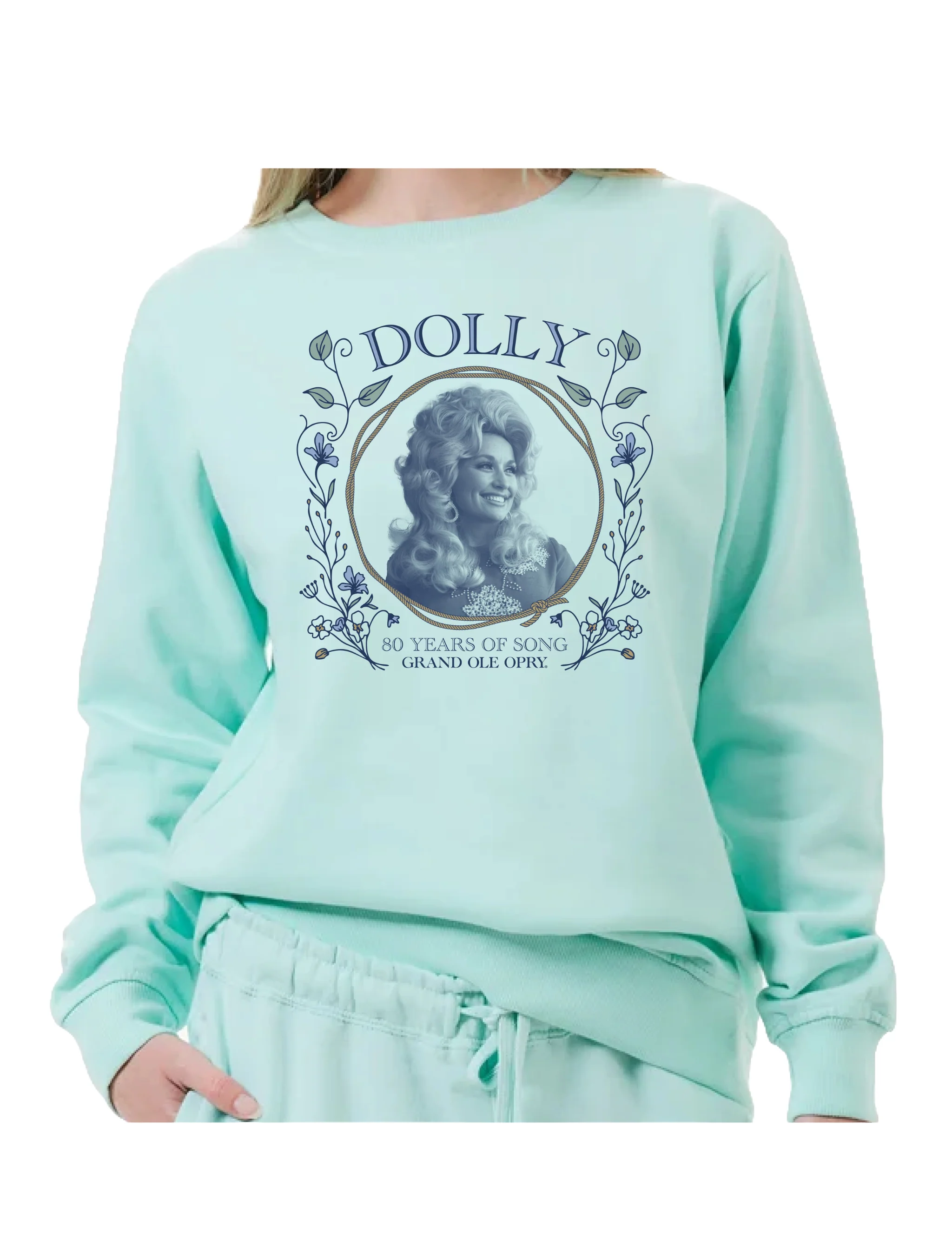 Opry x Dolly Parton Wildflower Pullover Crew - Image 2