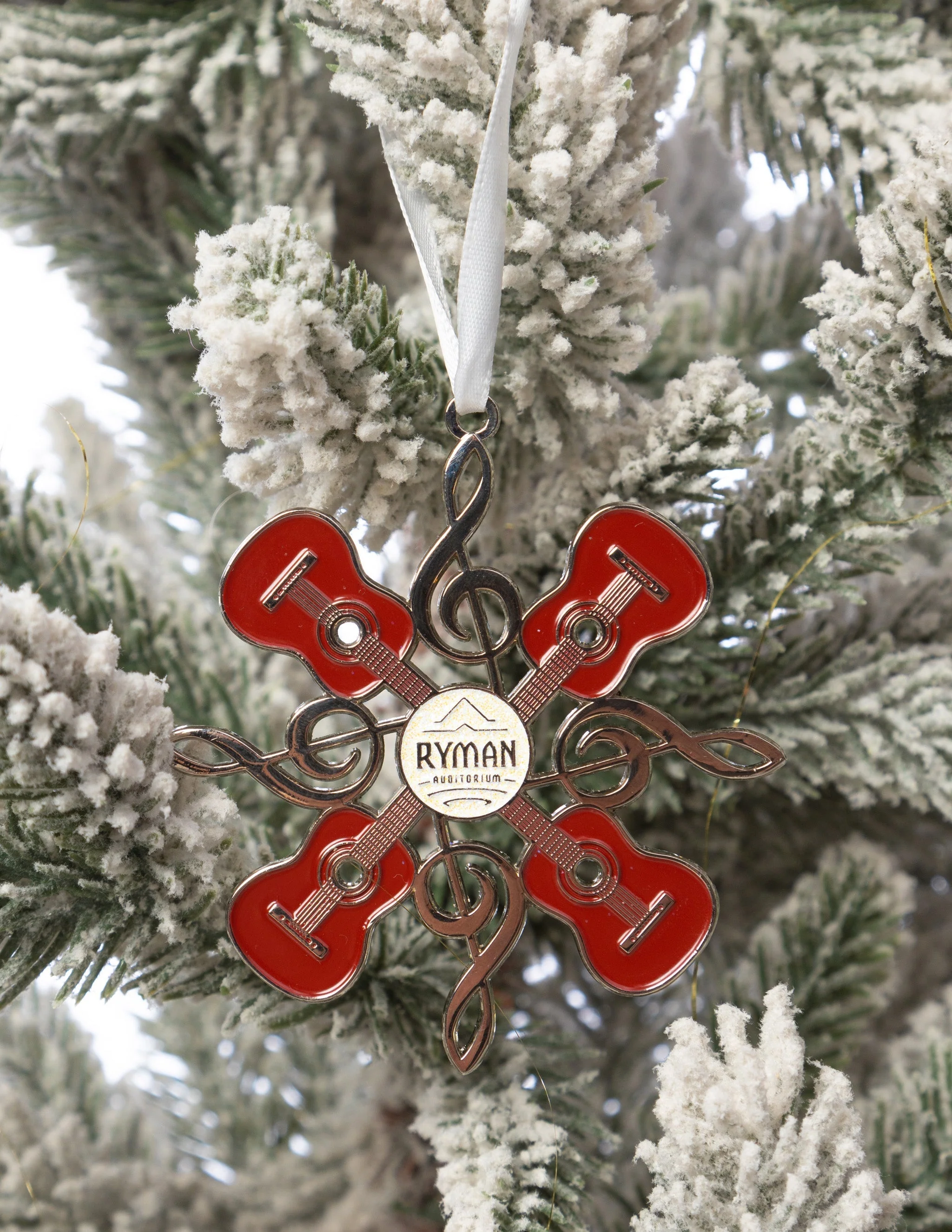 Ryman Guitar Snowflake Ornament - Image 2