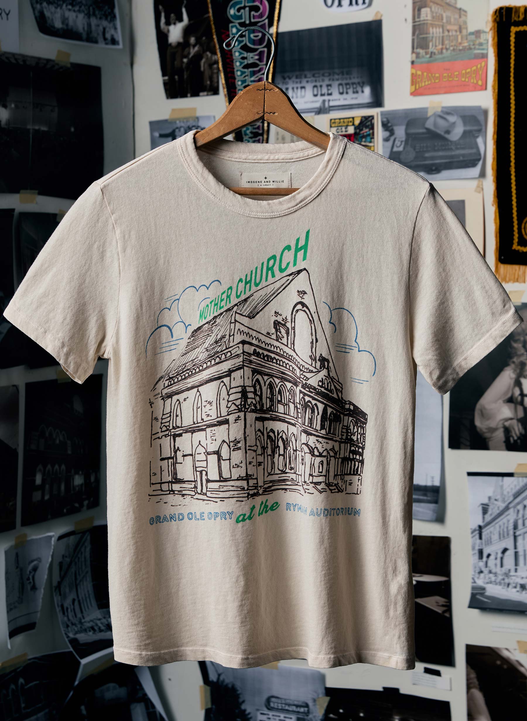 Ryman Imogene + Willie Mother Church 100 Years T-Shirt - Image 5