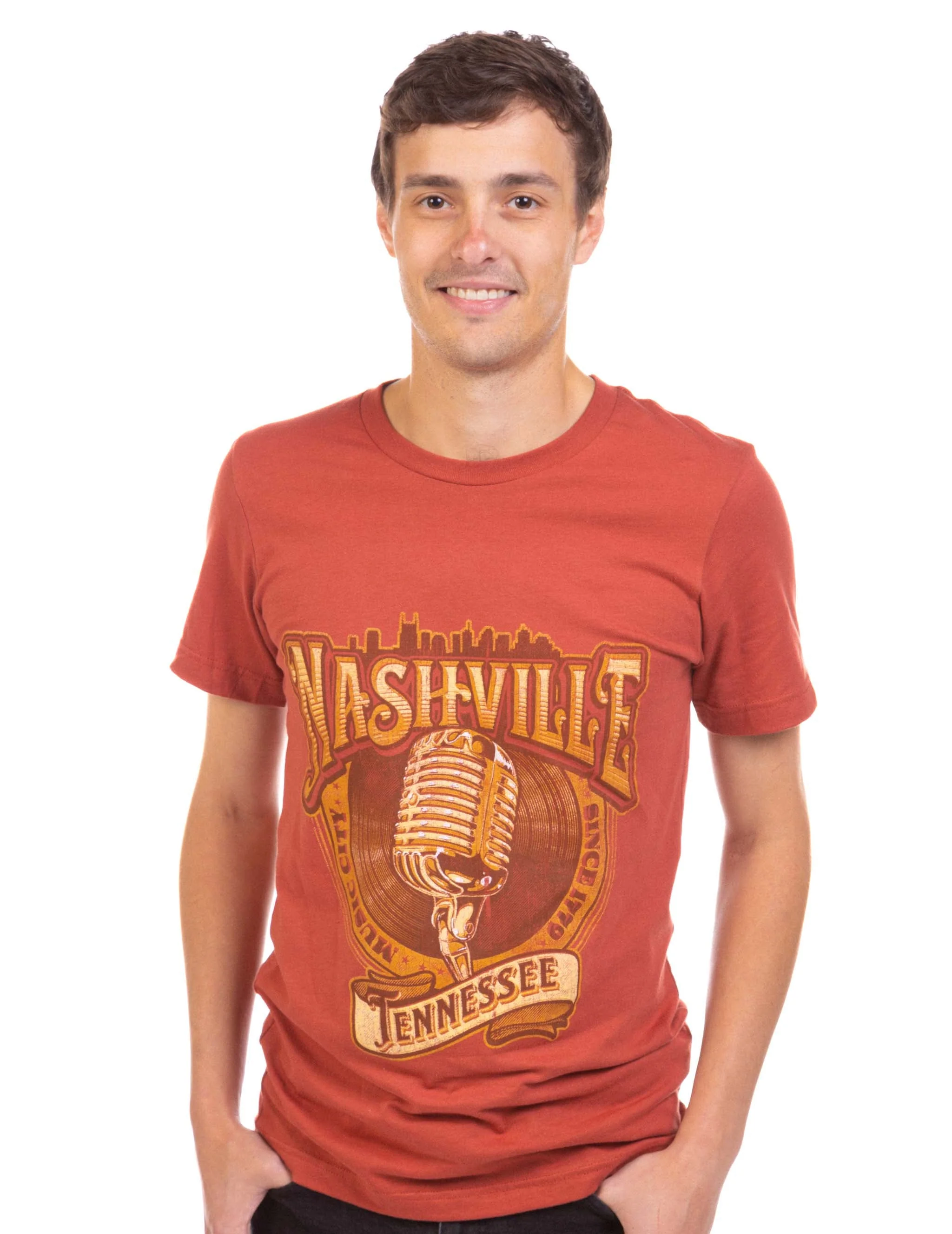 Ryman Retro Microphone Graphic T-Shirt - Image 3