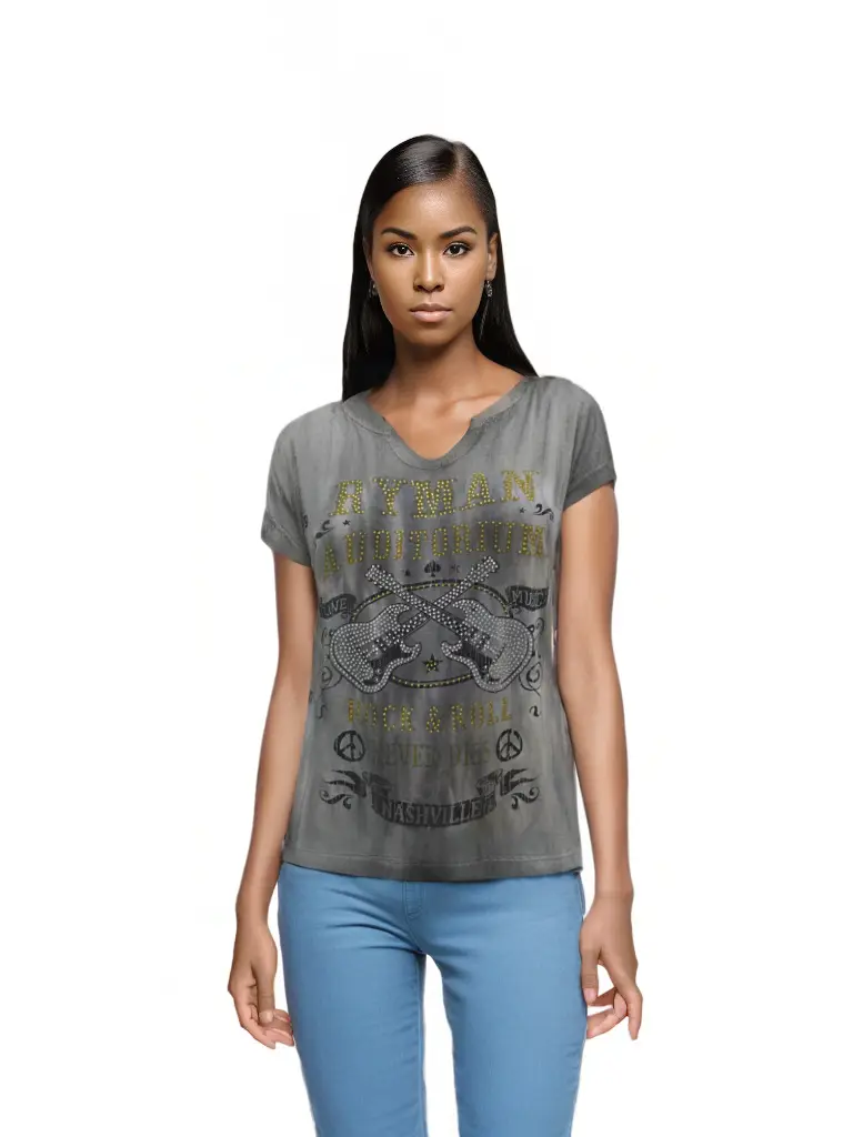 Ryman Rock & Roll Ladies T-Shirt - Image 2