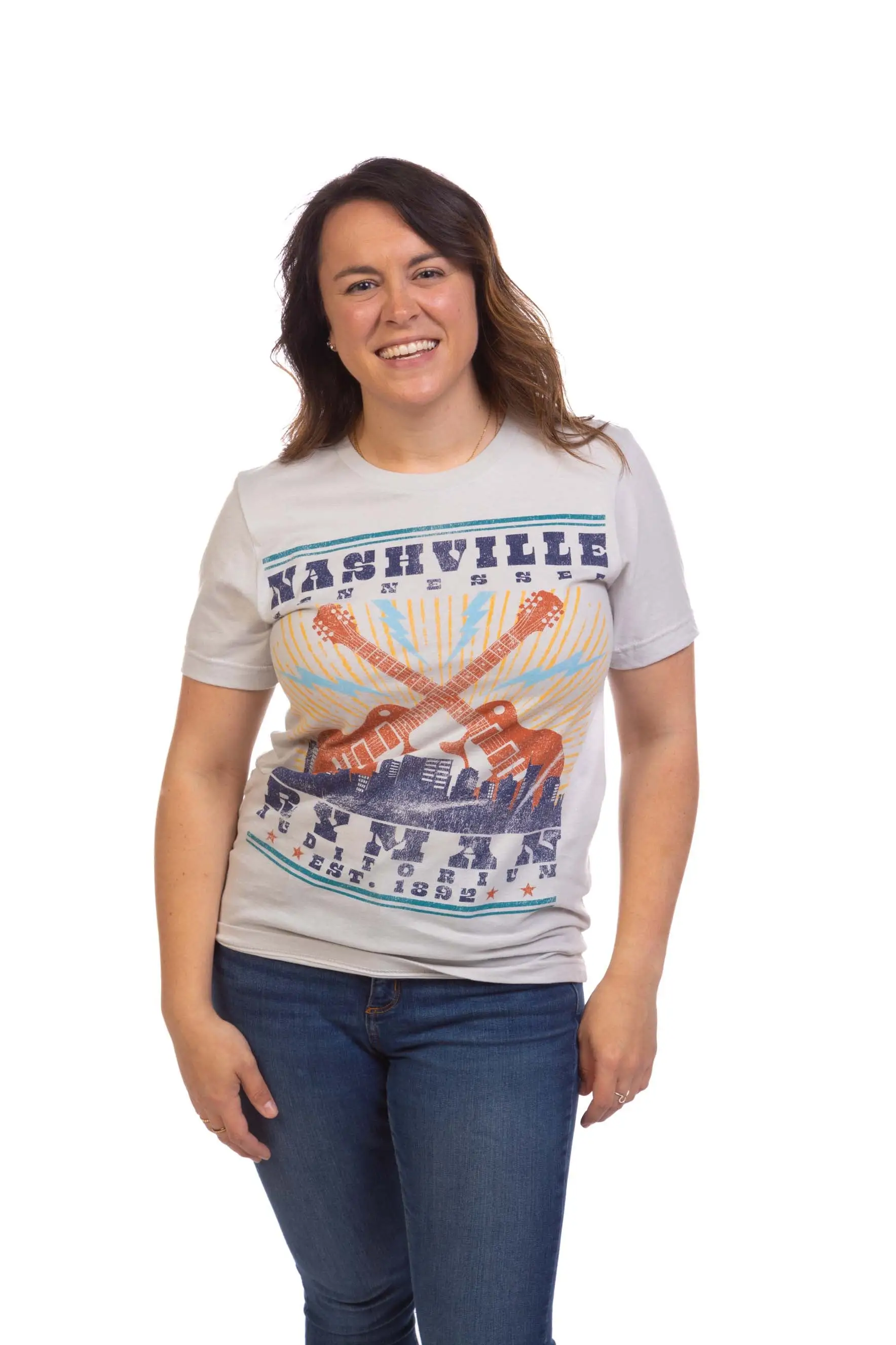 Ryman Skyline Crossed Guitars T-Shirt - Image 2